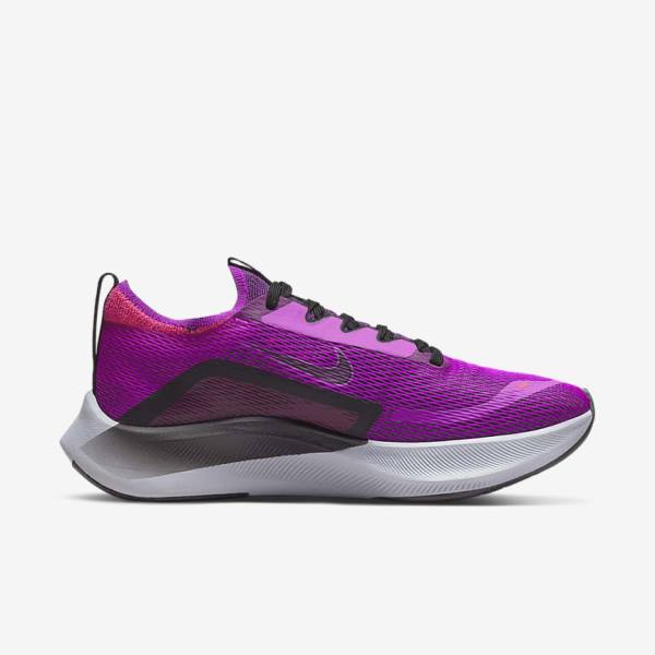 Nike Zoom Fly 4 Maantie Naisten Juoksukengät Valkoinen Vihreä Platina | NK853UVL