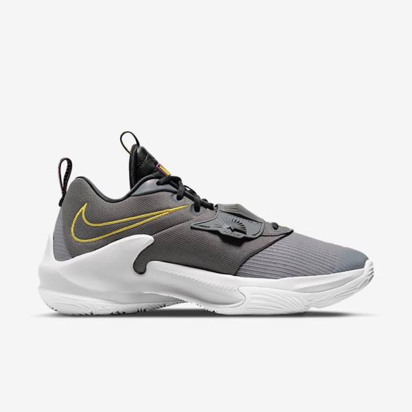 Nike Zoom Freak 3 Miesten Koripallokengät Harmaat Mustat | NK043FNK