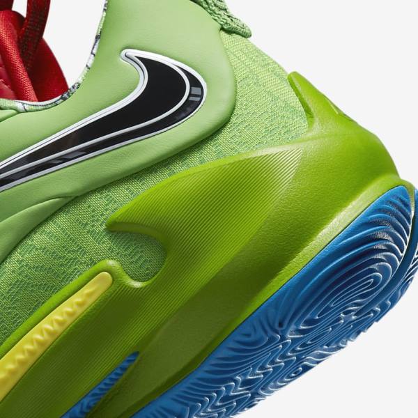 Nike Zoom Freak 3 Naisten Koripallokengät Vihreä Valkoinen Punainen Mustat | NK760ZDC