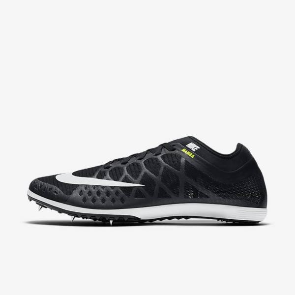 Nike Zoom Mamba 3 Unisex Distance Spike Miesten Juoksukengät Mustat Valkoinen | NK763RFP