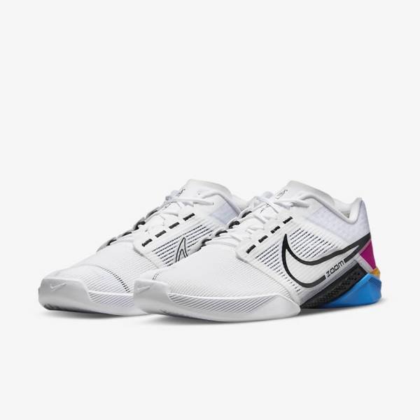 Nike Zoom Metcon Turbo 2 Miesten Treenikengät Valkoinen Sininen Pinkki Mustat | NK081RXM