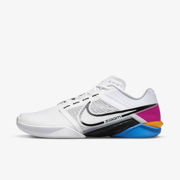 Nike Zoom Metcon Turbo 2 Miesten Treenikengät Valkoinen Sininen Pinkki Mustat | NK081RXM