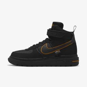 Nike Air Force 1 Boot Miesten Tennarit Mustat Ruskea Kultaiset | NK023KYQ