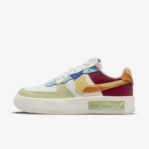 Nike Air Force 1 Fontanka Naisten Tennarit Viininpunainen Kultaiset | NK509NAW