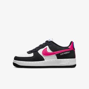 Nike Air Force 1 LV8 Older Lasten Tennarit Valkoinen Pinkki | NK692DTN