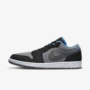 Nike Air Jordan 1 Low SE Miesten Jordan Kengät Harmaat Mustat Sininen | NK163MFD