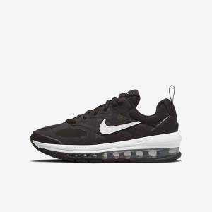 Nike Air Max Genome Older Lasten Tennarit Mustat Tummanharmaat Valkoinen | NK463LQO