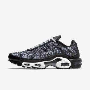 Nike Air Max Plus Miesten Tennarit Mustat Valkoinen Tummanharmaat Mustat | NK460DFE