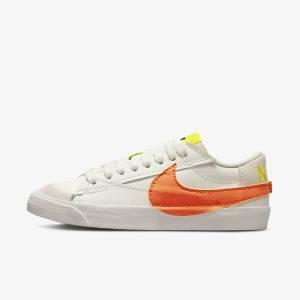 Nike Blazer Low 77 Jumbo Naisten Tennarit Vihreä Oranssi | NK436GSQ