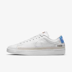 Nike Blazer Low X Miesten Tennarit Valkoinen Vaaleansininen Valkoinen | NK687MDK