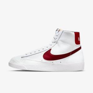 Nike Blazer Mid 77 Next Nature Naisten Tennarit Valkoinen Mustat Punainen | NK263KAD