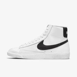 Nike Blazer Mid 77 Next Nature Naisten Tennarit Valkoinen Mustat | NK768DSF