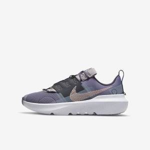 Nike Crater Impact Older Lasten Juoksukengät Violetit Harmaat Metal Punainen Ruskea | NK216IFZ