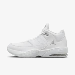 Nike Jordan Max Aura 3 Miesten Tennarit Valkoinen Metal Hopea | NK730GDS