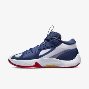 Nike Jordan Zoom Separate Miesten Jordan Kengät Laivastonsininen Valkoinen Punainen Kultaiset | NK657NFA