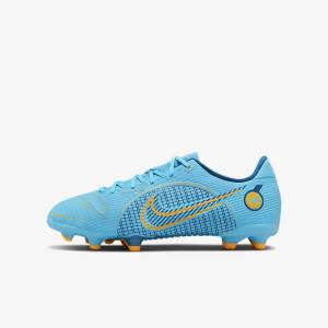 Nike Jr. Mercurial Vapor 14 Academy MG Older Multi-Ground Lasten Jalkapallokengät Sininen Oranssi | NK263VHM