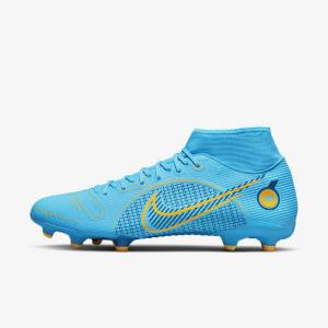 Nike Mercurial Superfly 8 Academy MG Multi-Grounds Naisten Jalkapallokengät Sininen Oranssi | NK907PWI