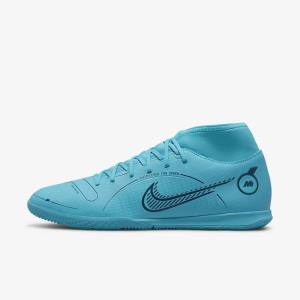 Nike Mercurial Superfly 8 Club IC Indoor Court Miesten Jalkapallokengät Sininen Oranssi | NK164CBX