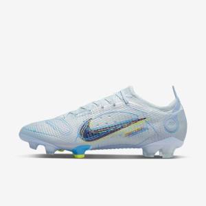 Nike Mercurial Vapor 14 Elite FG Firm-Grounds Miesten Jalkapallokengät Harmaat Vaaleansininen Sininen | NK162LOT