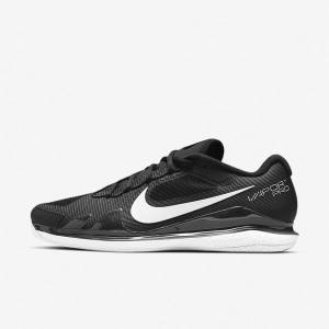 Nike NikeCourt Air Zoom Vapor Pro Clay Court Miesten Tenniskengät Mustat Valkoinen | NK792MCF