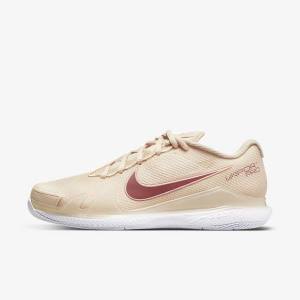 Nike NikeCourt Air Zoom Vapor Pro Hard-Court Naisten Tenniskengät Valkoinen Koralli Punainen | NK532HKJ