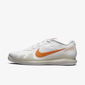 Nike NikeCourt Air Zoom Vapor Pro Hard-Court Naisten Tenniskengät Valkoinen Vaaleanbeige Sininen | NK657OCL