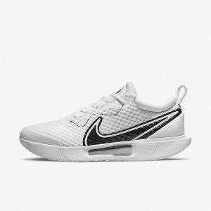 Nike NikeCourt Zoom Pro Hard Court Miesten Tenniskengät Valkoinen Mustat | NK063RZJ