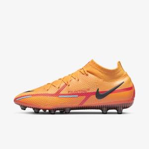 Nike Phantom GT2 Dynamic Fit Elite AG-Pro Artificial-Grass Naisten Jalkapallokengät Oranssi Vaaleanpunainen Mustat | NK512ANG