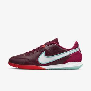 Nike React Tiempo Legend 9 Pro IC Indoor-Court Naisten Jalkapallokengät Punainen Vaaleanpunainen Valkoinen | NK405BON