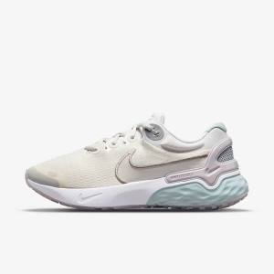 Nike Renew Run 3 Premium Maantie Naisten Juoksukengät Metal Harmaat | NK971WFS