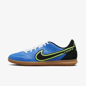 Nike Tiempo Legend 9 Club IC Indoor-Court Naisten Jalkapallokengät Vaaleansininen Vaaleanvihreä Ruskea Mustat | NK597WOZ