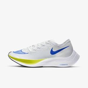 Nike ZoomX Vaporfly NEXT% Maantie Racing Naisten Juoksukengät Valkoinen Mustat Sininen | NK294JKO