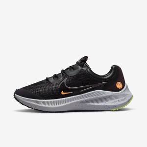 Nike Zoom Winflo 8 Shield Weatherised Maantie Naisten Juoksukengät Mustat Oranssi Violetit | NK016ICZ